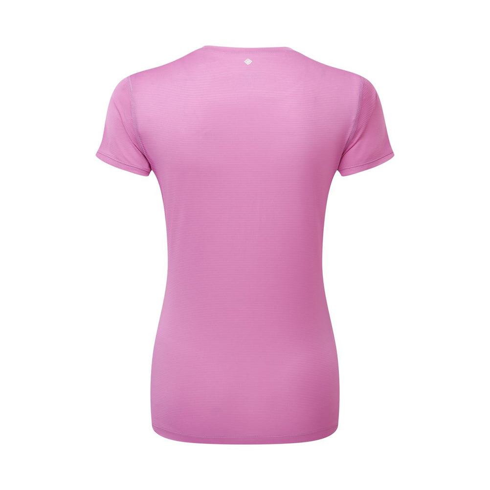 Ronhill Tech Short Sleeve Women's Running Tee - Fuchsia/Honeydew