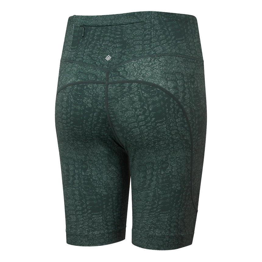 Ronhill Tech Stretch Women's Running Short - Dark Laurel Serpent