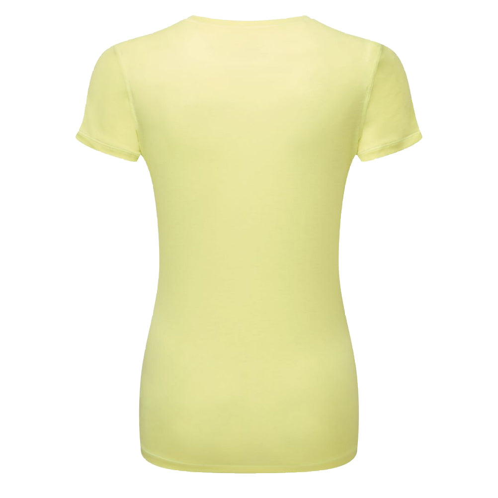 Ronhill Tech Tencel Short Sleeve Women's Running Tee - Zest Marl/Elec Blue