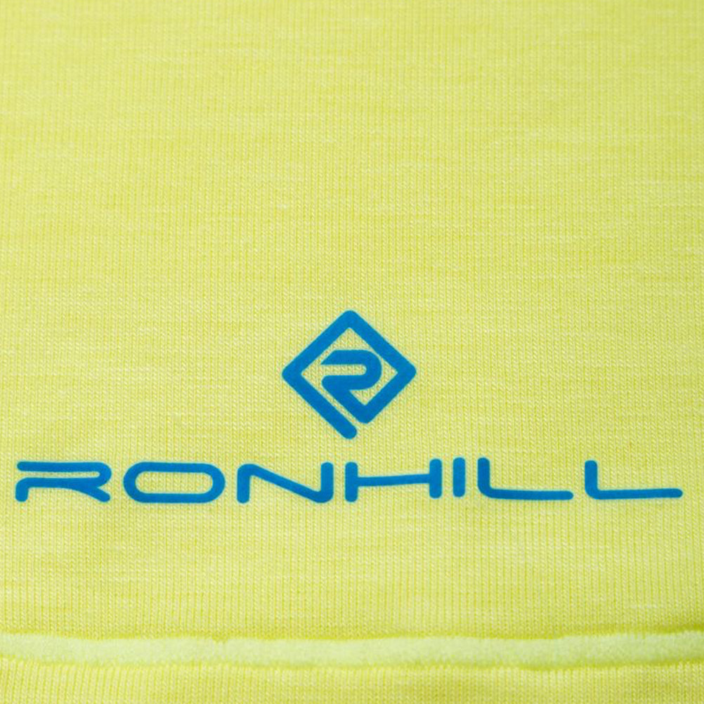 Ronhill Tech Tencel Short Sleeve Women's Running Tee - Zest Marl/Elec Blue
