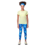 Ronhill Tech Tencel Short Sleeve Women's Running Tee - Zest Marl/Elec Blue