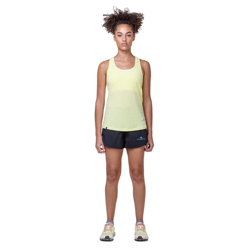 Ronhill Tech Tencel Women's Running Vest - Zest Marl/Elec Blue