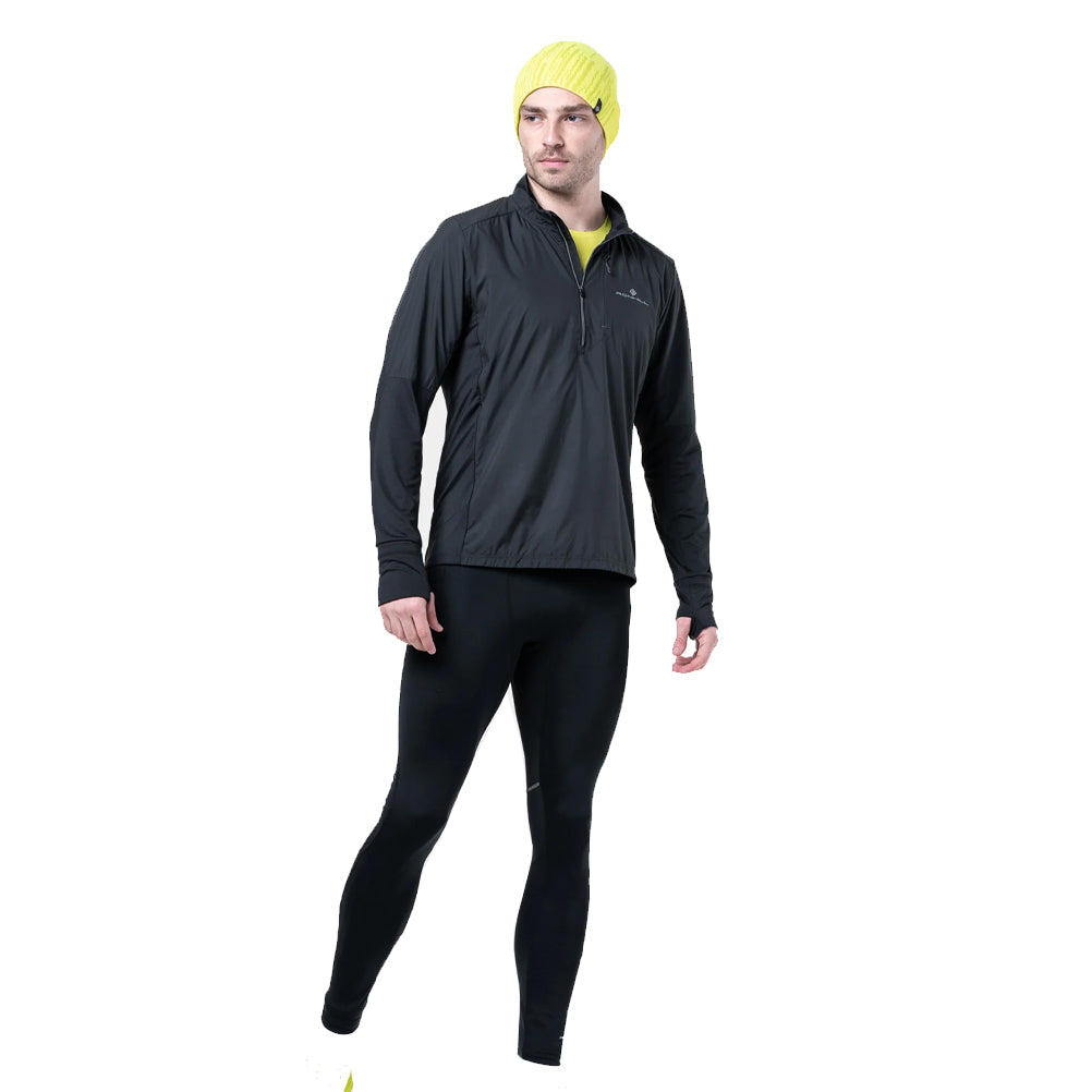 Ronhill Tech Wind-Block Halfzip Men's Running Top - Black