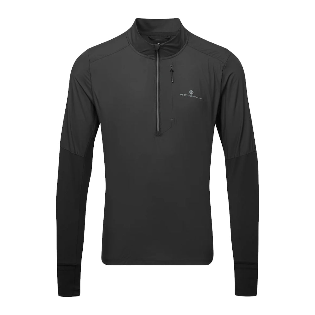 Ronhill Tech Wind-Block Halfzip Men's Running Top - Black