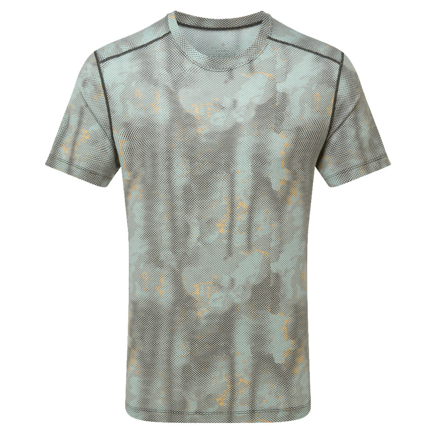 Ronhill Tech Golden Hour Short Sleeve Men's Running Tee - Monolith Lost Trails
