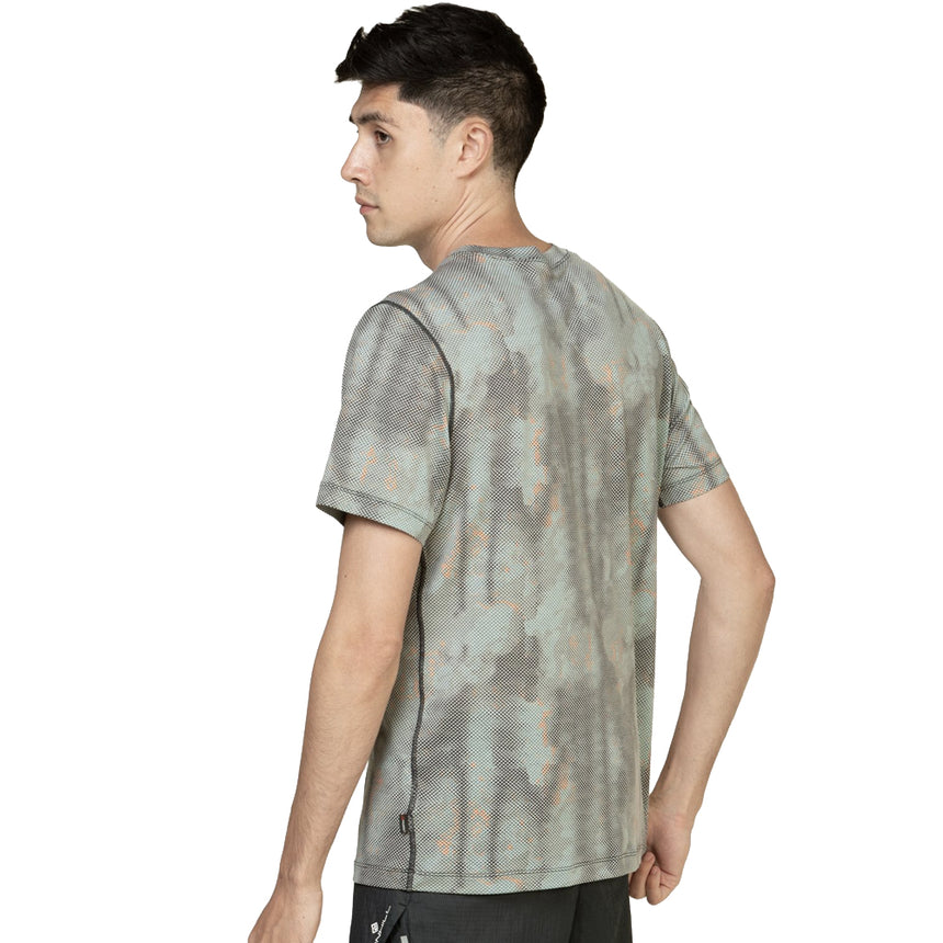 Ronhill Tech Golden Hour Short Sleeve Men's Running Tee - Monolith Lost Trails