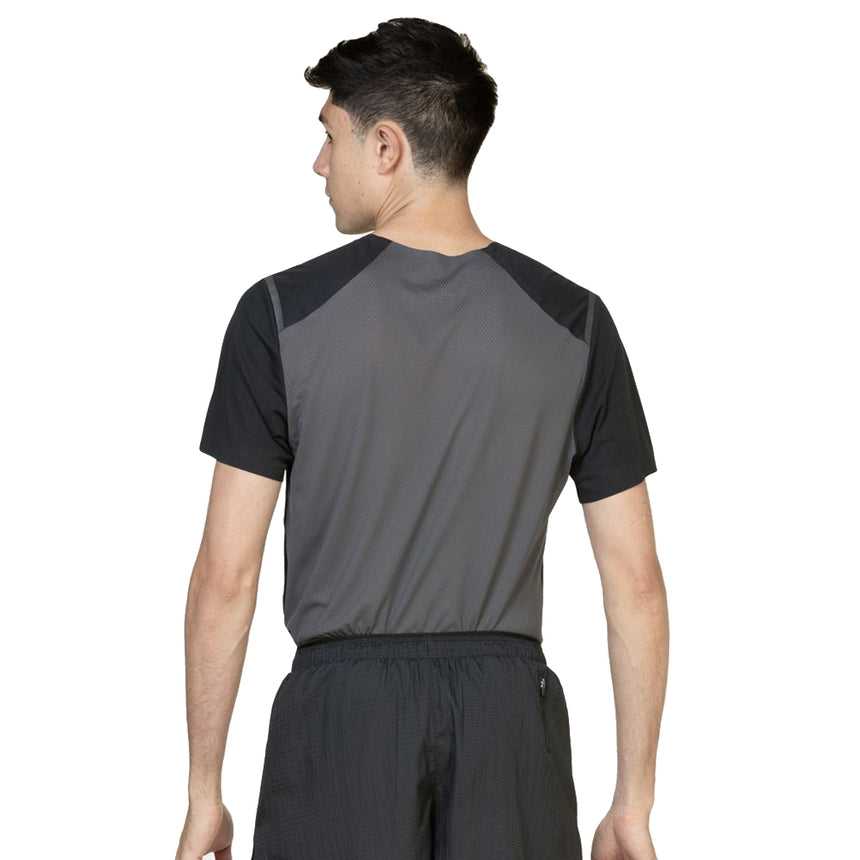 Ronhill Tech Race Short Sleeve Men's Running Tee - Black/Artemis