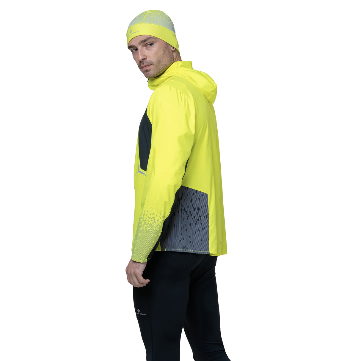Ronhill Tech Reflect Men's Running Jacket - Fluo Yellow/Black