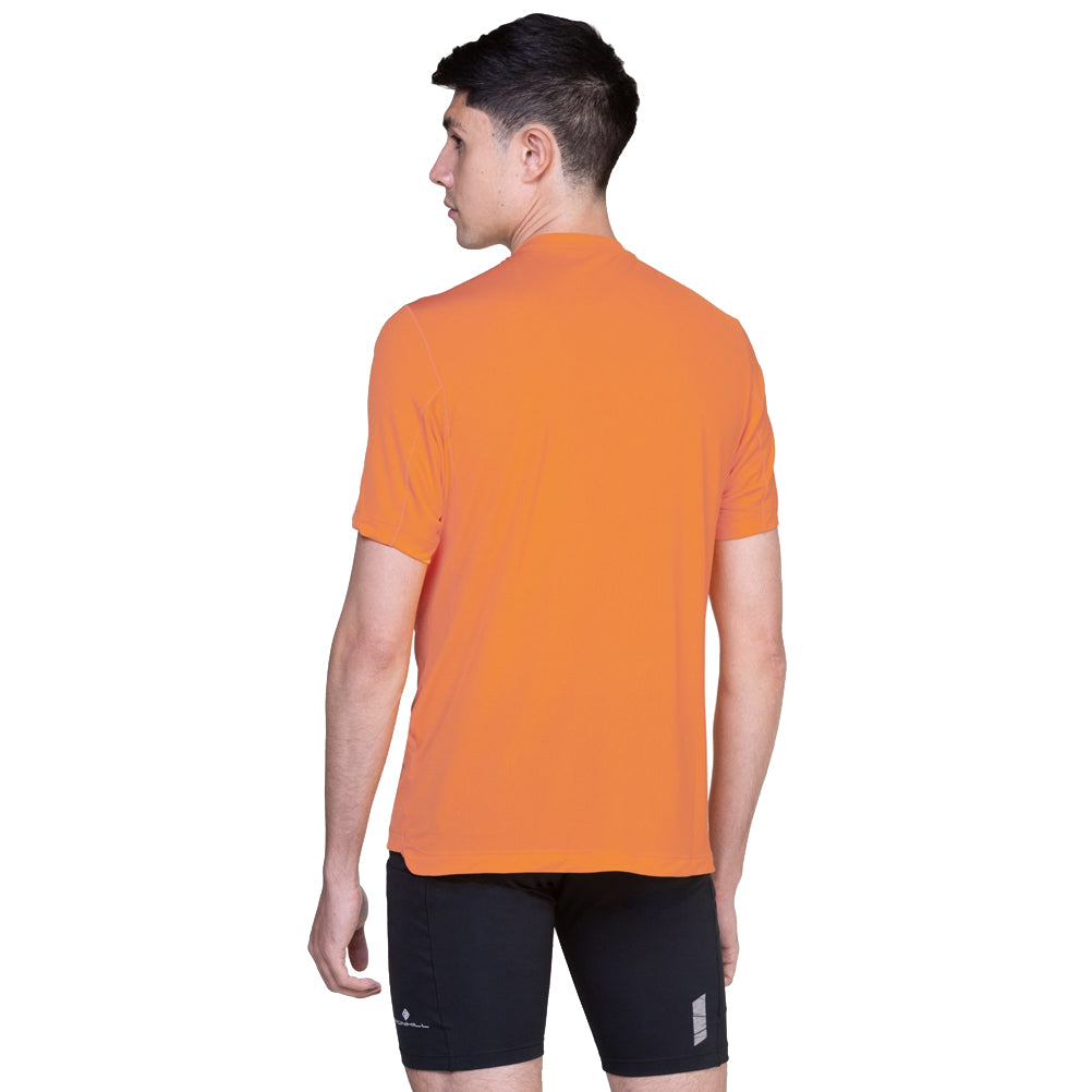 Ronhill Tech Short Sleeve Men's Running Tee - Tangelo/Black