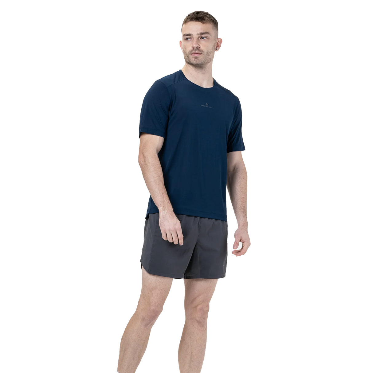 Ronhill Tech Short Sleeve Men's Running Tee - Dark Navy/Oxide