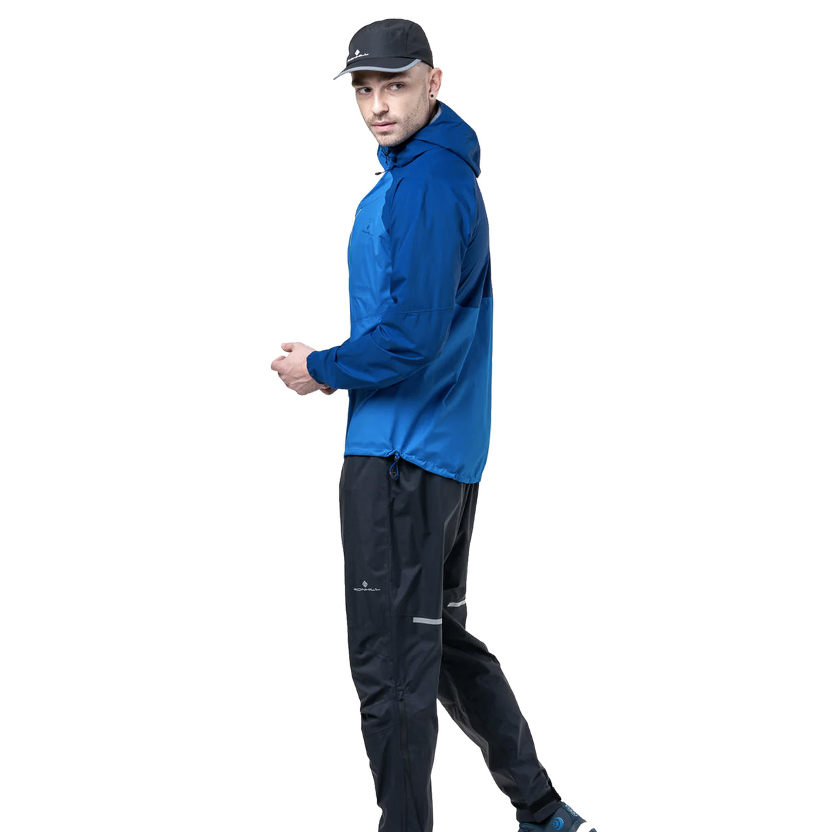 Ronhill Tech Storm Men's Running Jacket - Ocean/Electric Blue
