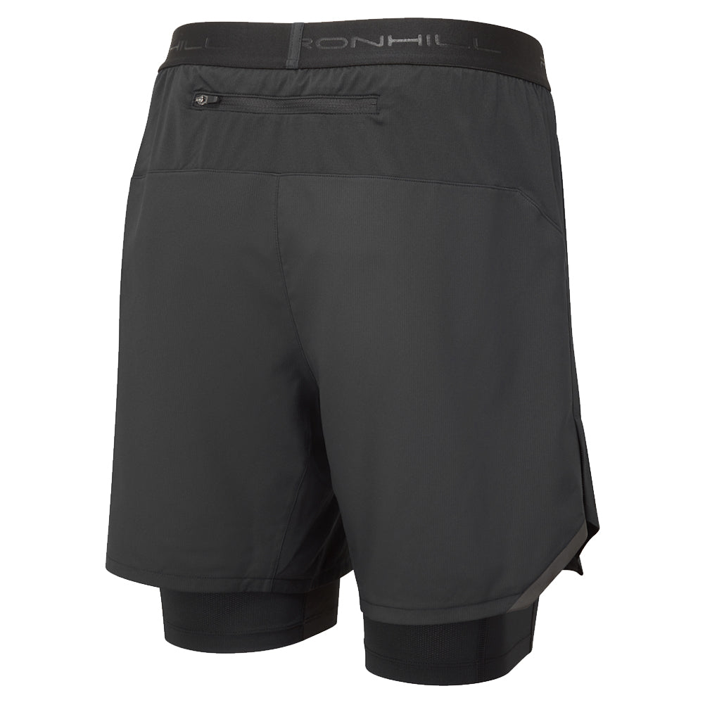 Ronhill Tech Twin 7inch Men's Running Short  - All Black