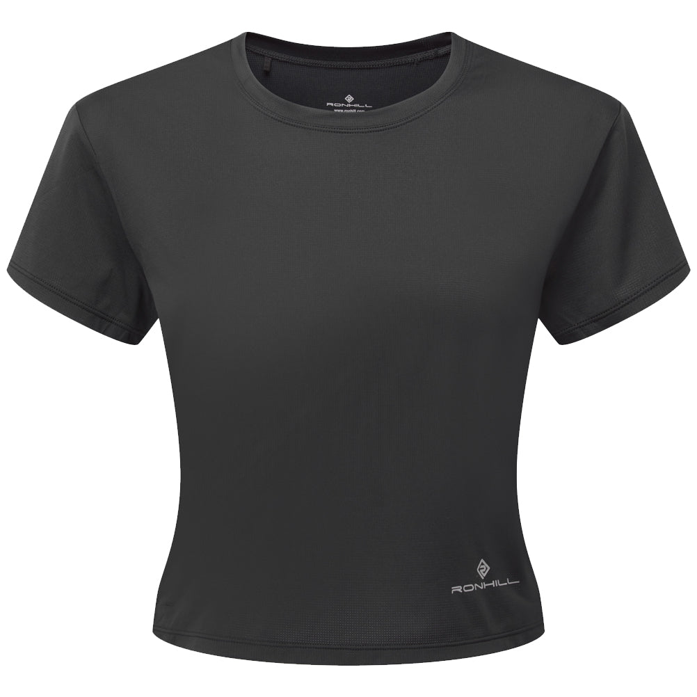 Ronhill Tech Breathe Short Sleeve Women's Running Tee - All Black