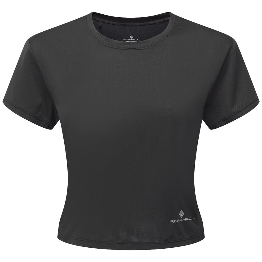 Ronhill Tech Breathe Short Sleeve Women's Running Tee - All Black