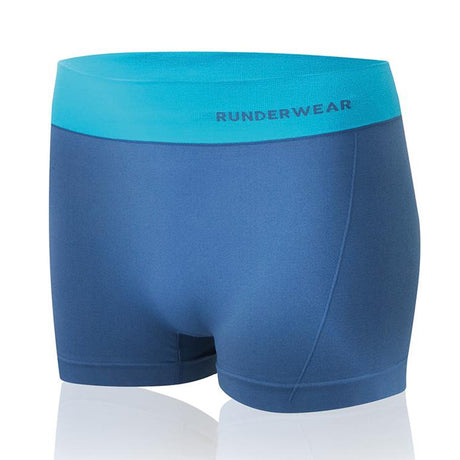runderwear-womens-hot-pant-blue-front