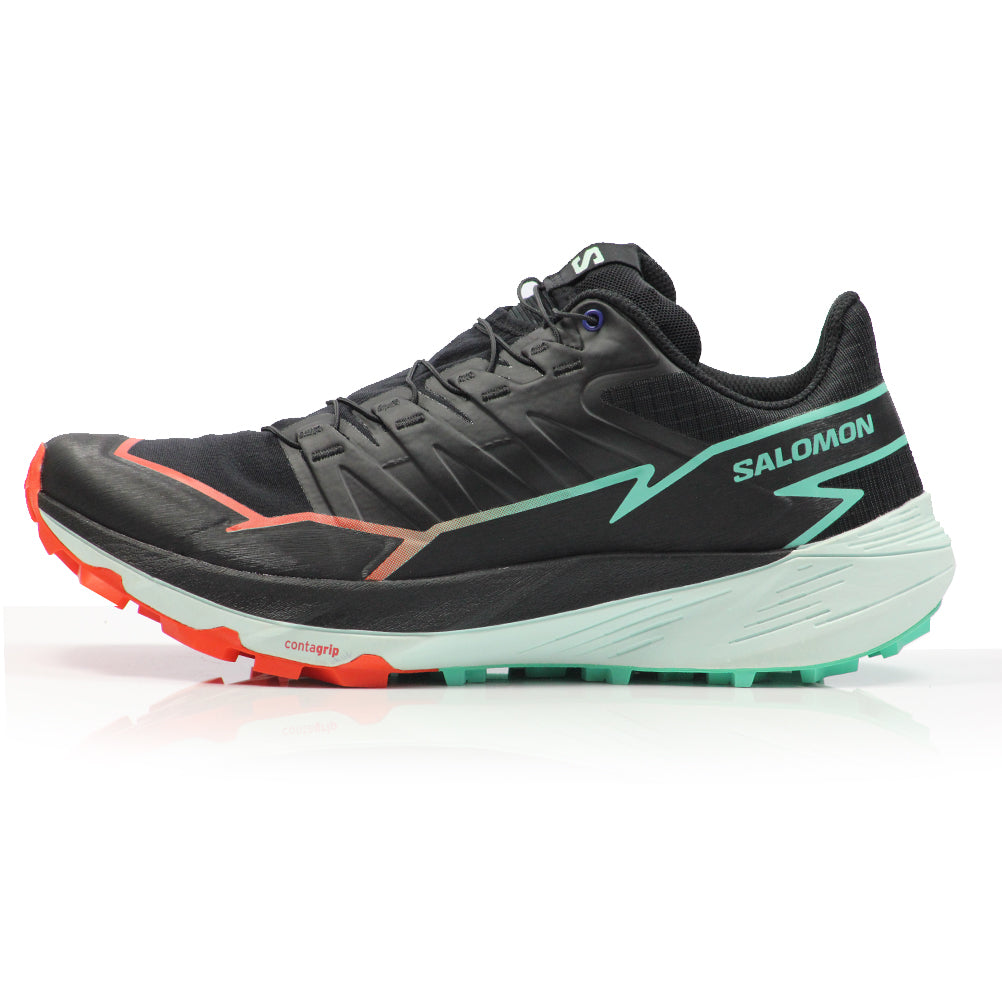 Salomon Thundercross Men's Trail Shoe - Black/Cherry Tomato/Electric Green