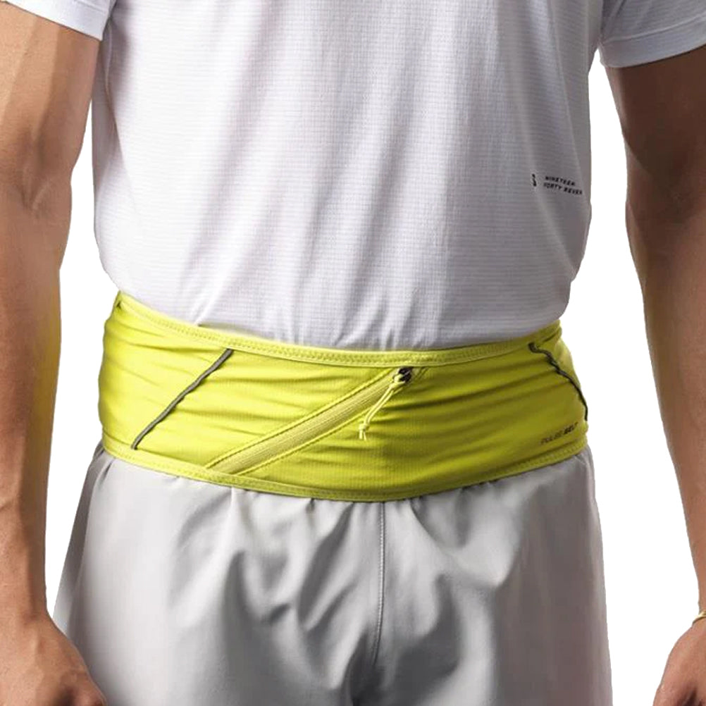 Salomon Unisex Pulse Running Belt - Sulphur Spring/Glacier Gray