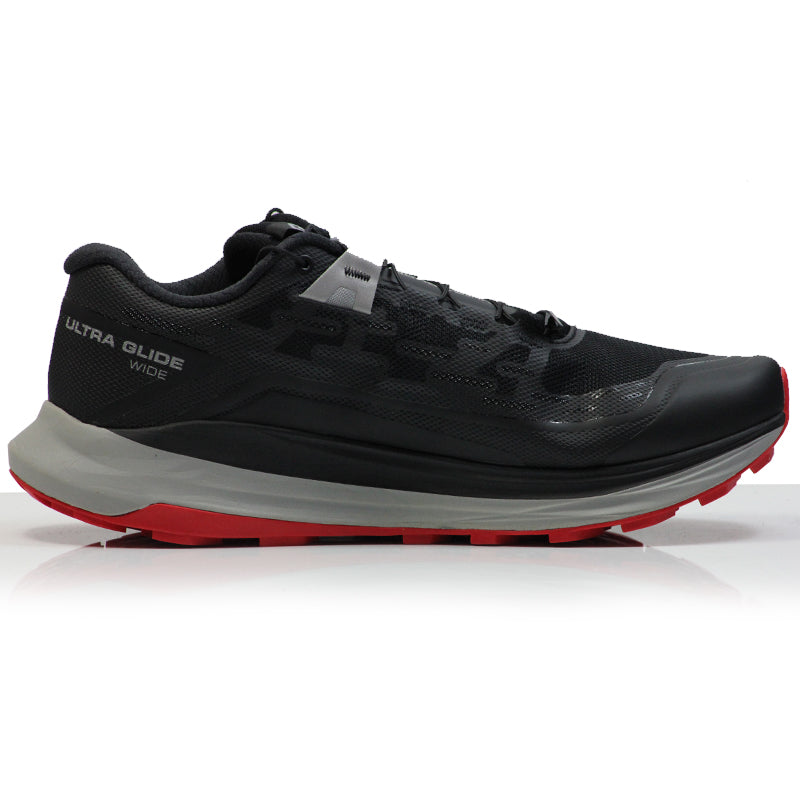 Salomon Ultra Glide 2E Wide Fit Men's Trail Shoe - Black/Alloy/Goji Berry