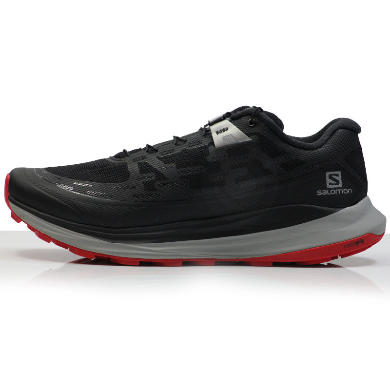 Salomon Ultra Glide 2E Wide Fit Men's Trail Shoe - Black/Alloy/Goji Berry