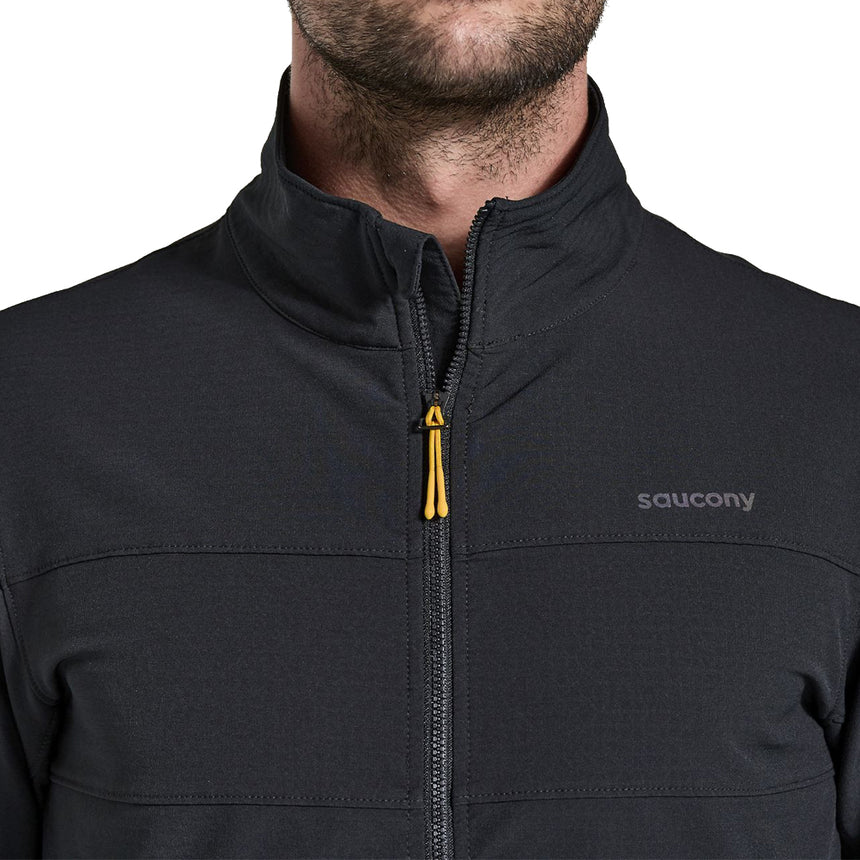 Saucony Bluster Men's Running Jacket - Black