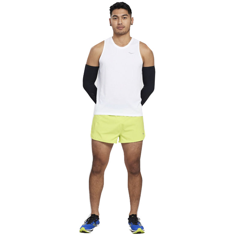 saucony-mens-outpace-split-short-2.5-inch-SAM800276-ACL-Yellow-front-model