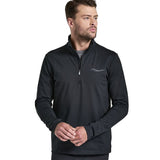 Saucony Solstice Quarter Zip Men's Running Top - Black