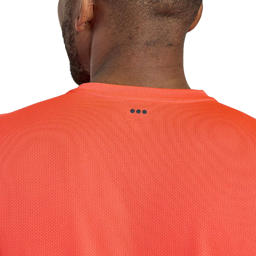 Saucony Stopwatch Graphic Men's Long Sleeve Running Tee - ViziRed