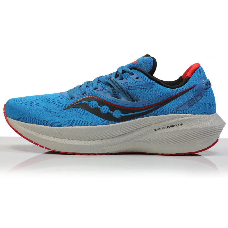 Saucony Triumph 20 Men's Running Shoe - Ocean/Red Rock