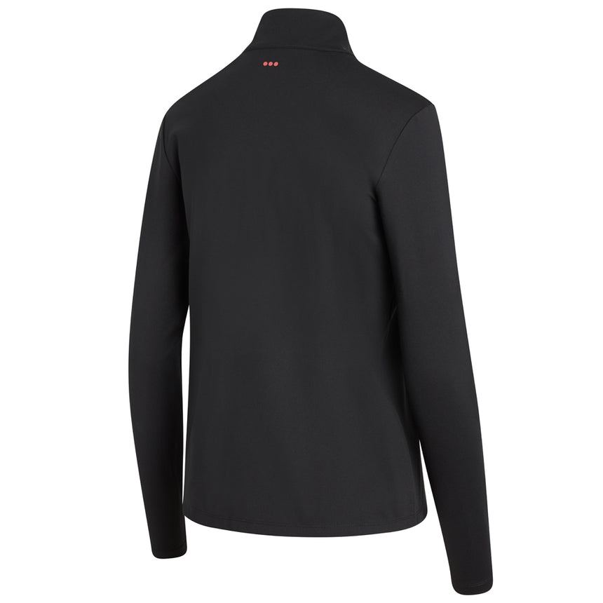 Saucony Solstice Quarter Zip Women's Running Top - Black