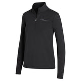 Saucony Solstice Quarter Zip Women's Running Top - Black