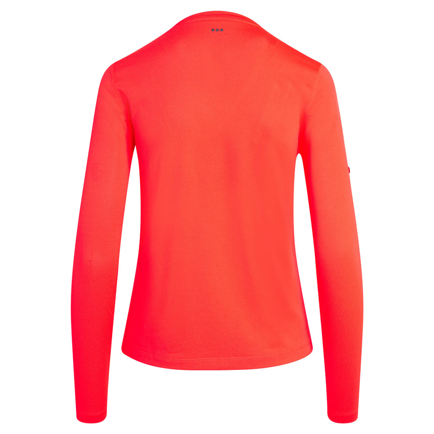 Saucony Stopwatch Graphic Women's Long Sleeve Running Tee - ViziRed