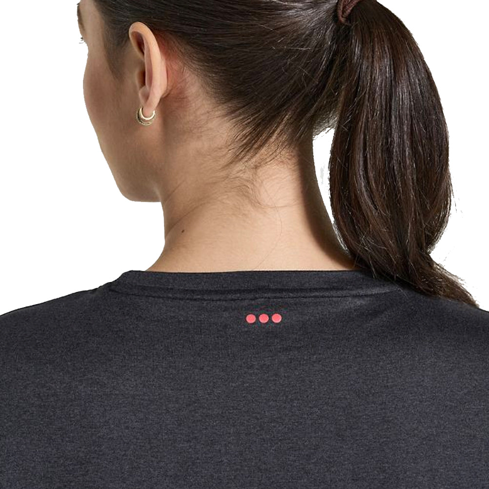 Saucony Sunday Women's Layer Running Tee - Black Heather