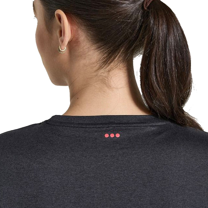 Saucony Sunday Layer Women's Running Tee - Black Heather