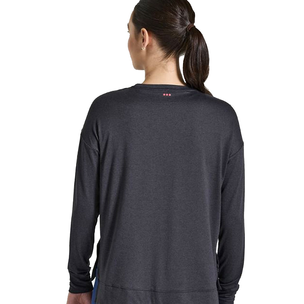 Saucony Sunday Women's Layer Running Tee - Black Heather