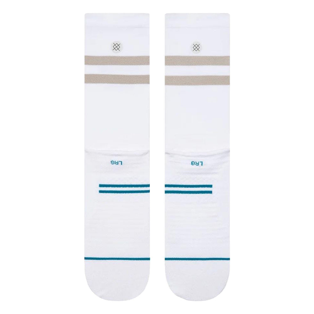 Stance Franchise Ultralight Unisex Crew Running Sock - White