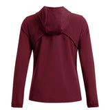 Under Armour OutRun the Storm Women's Running Jacket - Cardinal/Reflective