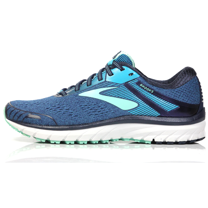 Brooks Womens Adrenaline GTS 18 Running Shoes Trainers Sneakers Navy 
