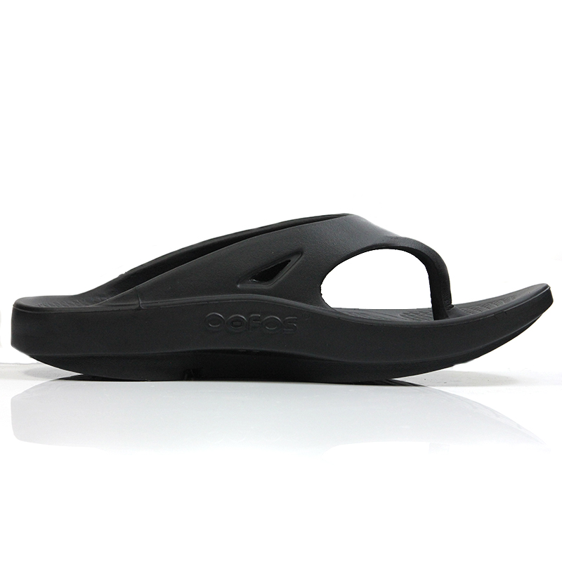 OOfos Women's OOriginal Recovery Flip - Black | The Running Outlet