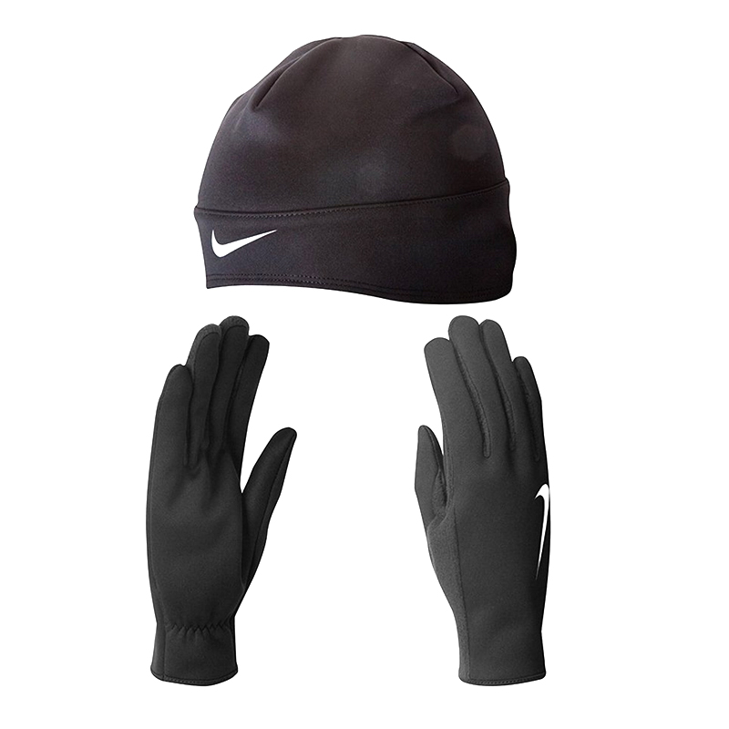 nike gloves and hat