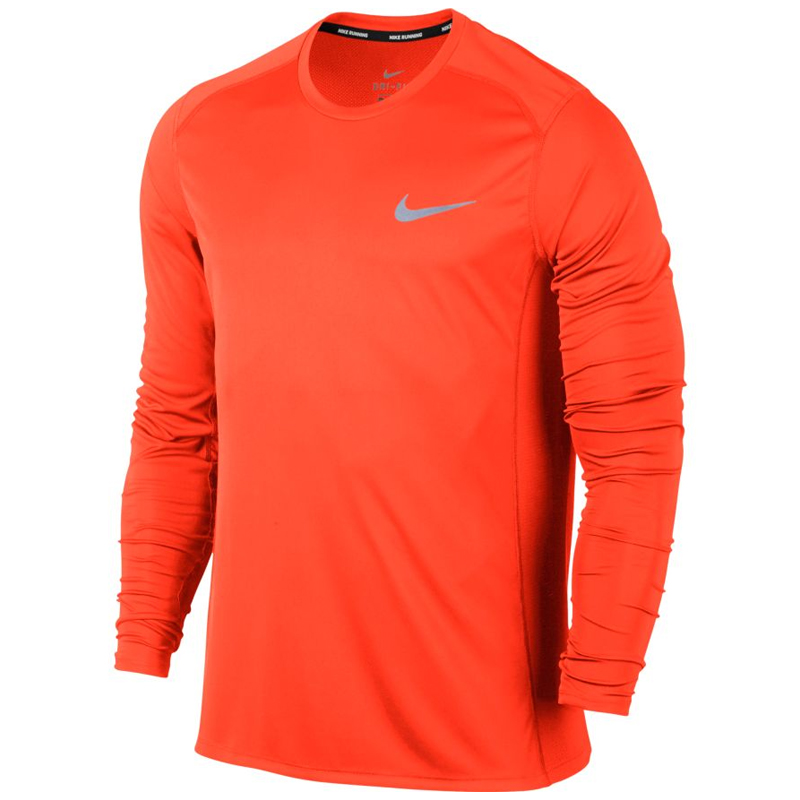 Nike Miler Long Sleeve Men's Running Tee | The Running Outlet