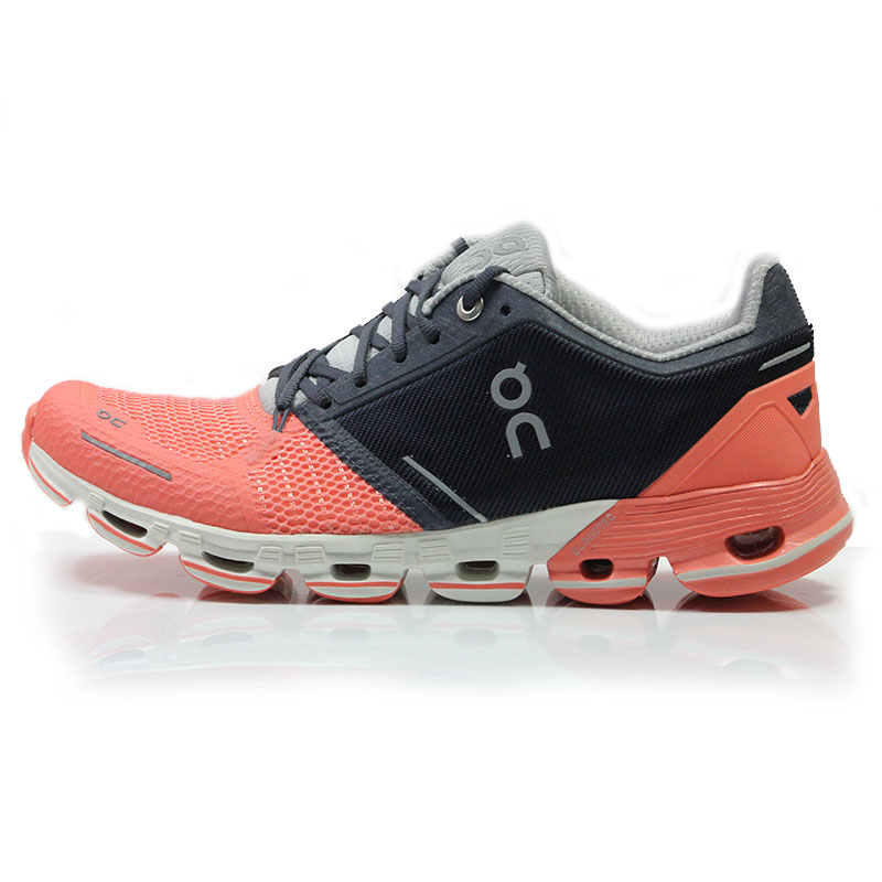 Salmon/Ink ON Running Womens Cloudflyer Running Shoes 
