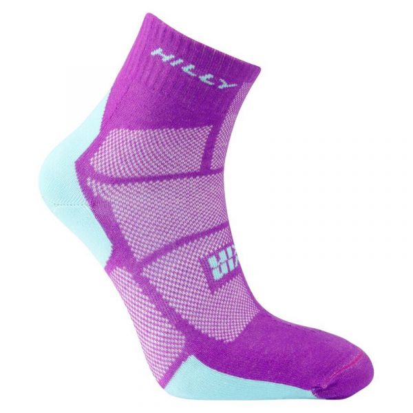 Hilly Twin Skin Anklet Running Sock Side View