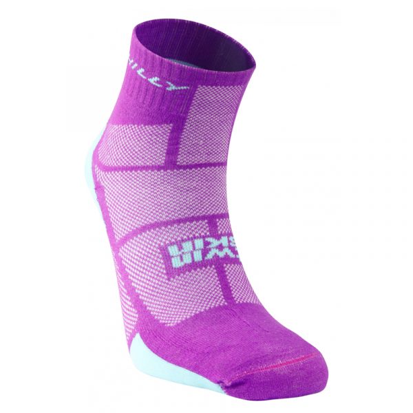 Hilly Twin Skin Anklet Running Sock Purple Side View
