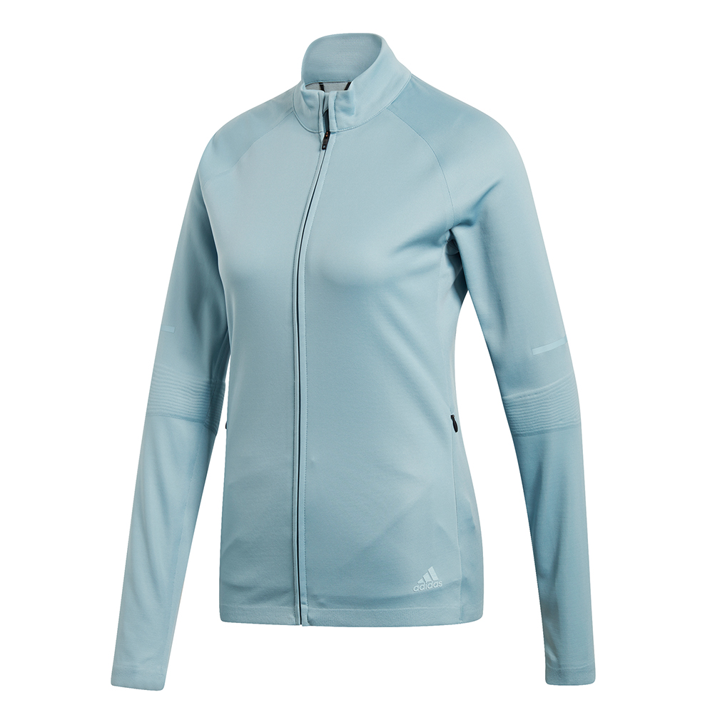 adidas PHX Women s Running Jacket Ash Grey The Running Outlet