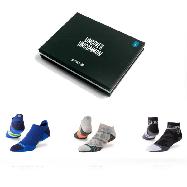 Stance Assorted Men's Running Sock Gift Pack with BOX