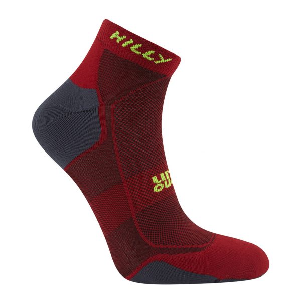 Hilly Pace Running Socks Front View