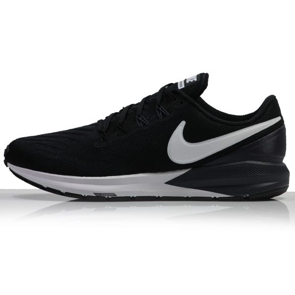 Nike Air Zoom Structure 22 Women's Running Shoe black whits side