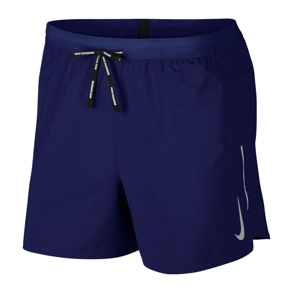 nike running flex stride 5in shorts in blue