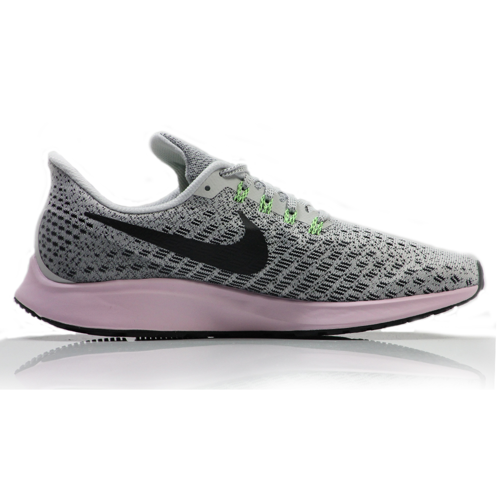 Nike Air Zoom Pegasus 35 Women's Running Shoe - Vast Grey/Pink Foam ...