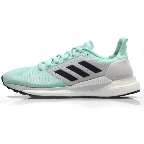 adidas Solar Glide ST Women's Running Shoe - Clear Mint/Legend Purple Side View